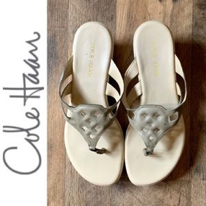 Cole Haan Thong Wedge Sandals with Lunarlon Sole